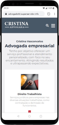 Modelo de site jurídico para advogados autônomos e escritórios de advocacia