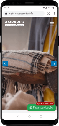 Modelo de Site para ONG, associações e entidades filantrópicas